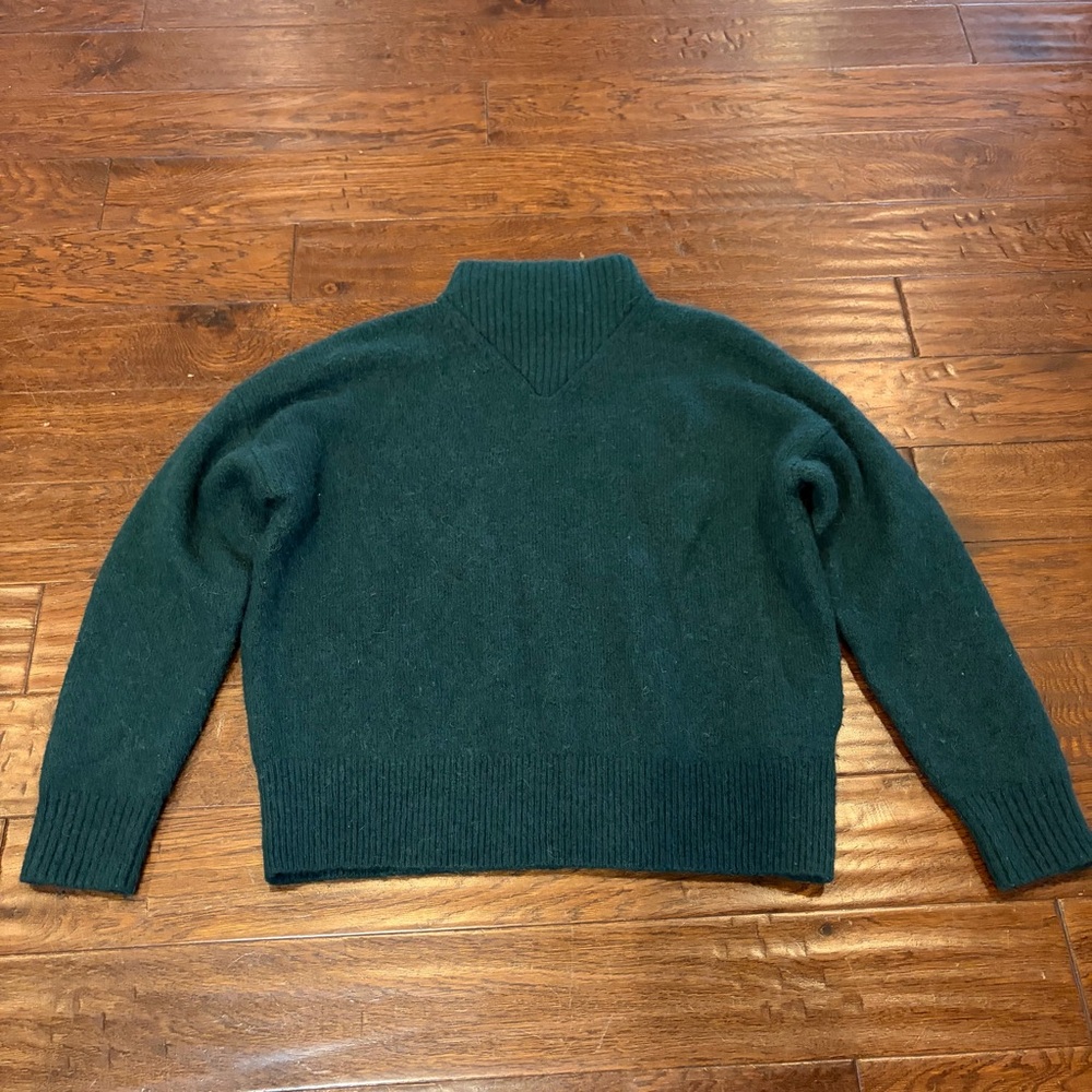 Madewell Sweater Dillon Mock Neck Pullover Wool Blend